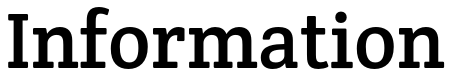 information